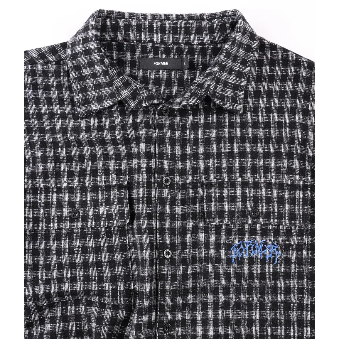 Former Vivian Flannel Shirt - Worn Black