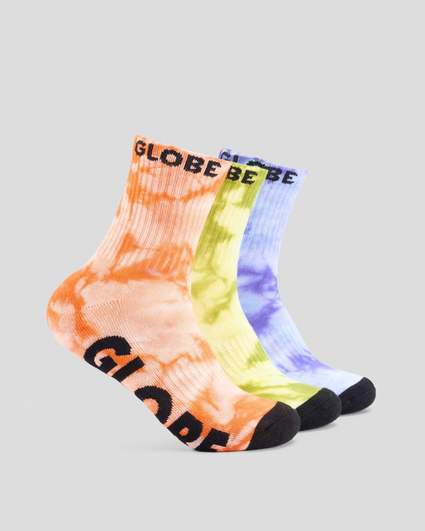 Globe All Tied Up Youth Socks 3-Pack