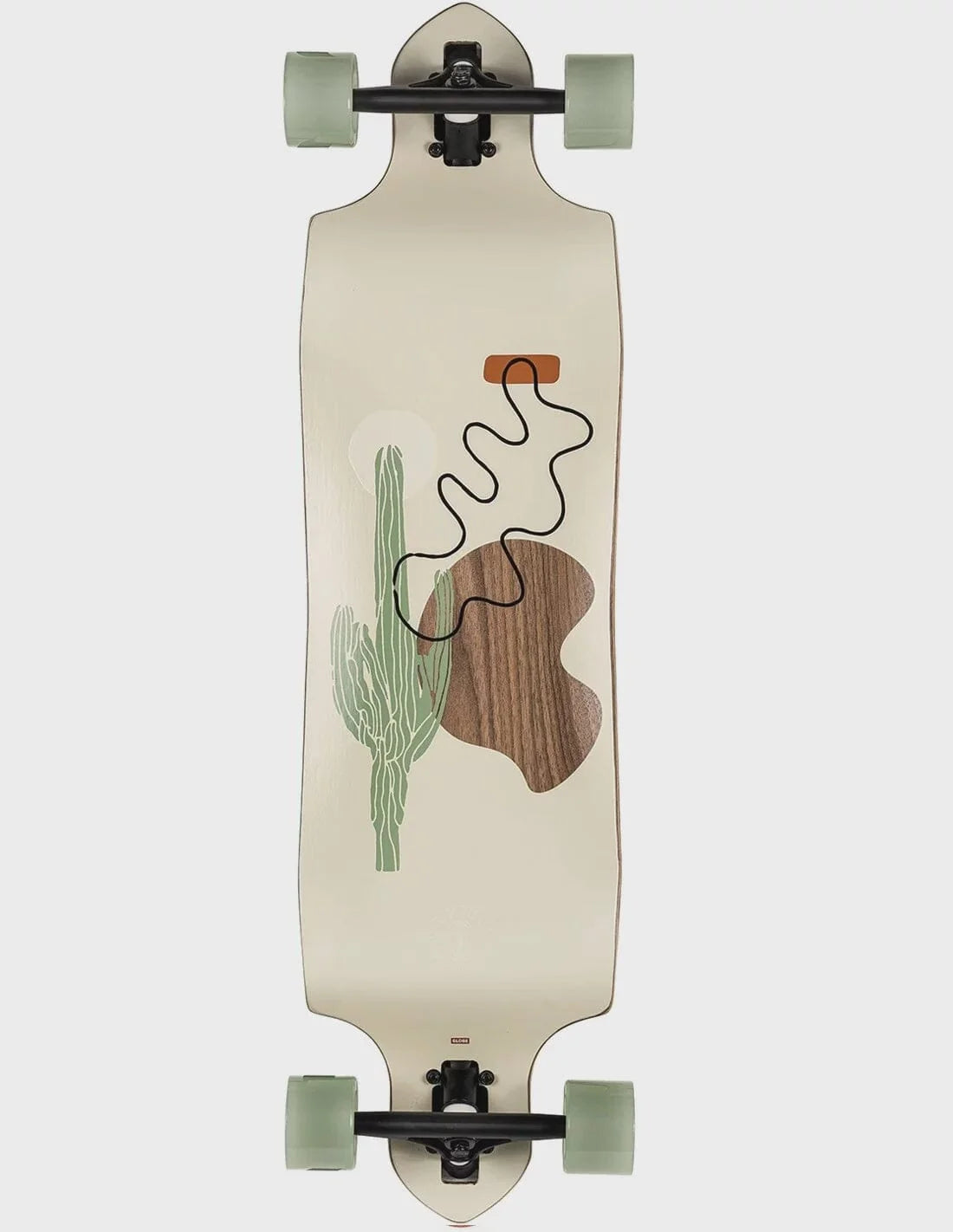 Globe Geminon Micro-Drop Walnut / Cactus 37" Longboard