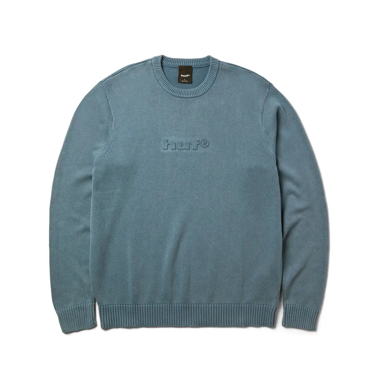HUF Pacific Wash Embossed Crewneck Sweater
