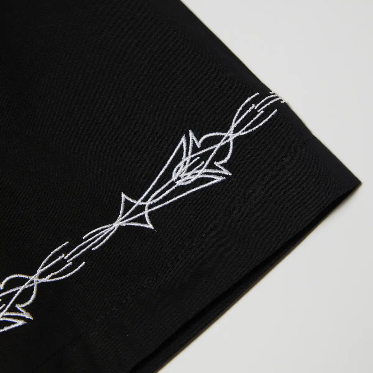 HUF Pinstripe Embroidered Resort Shirt