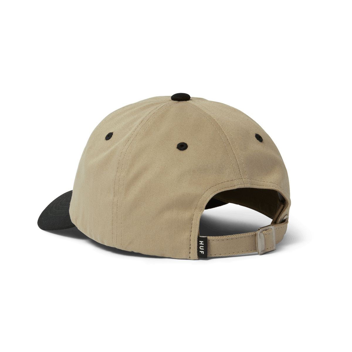 HUF Stretch Logo 6 Panel Curved Visor Hat