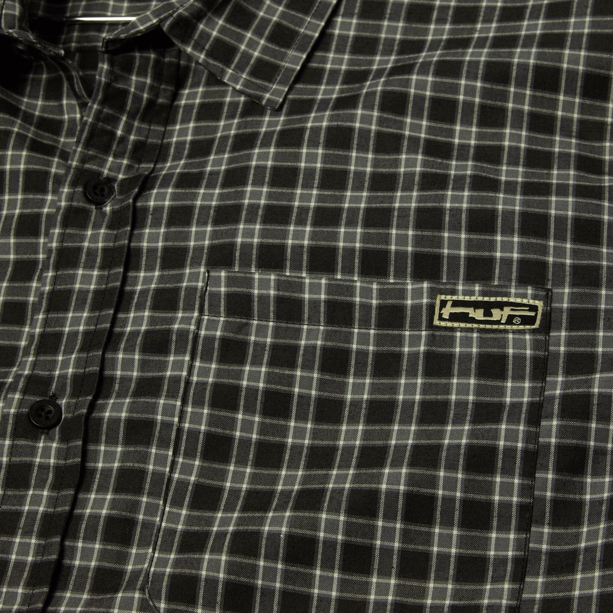 HUF Stretch Micro Plaid Shirt