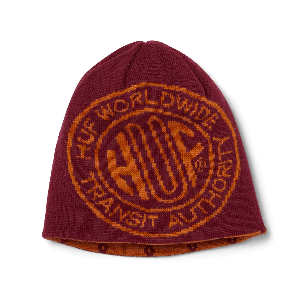 HUF Token Reversible Skull Beanie