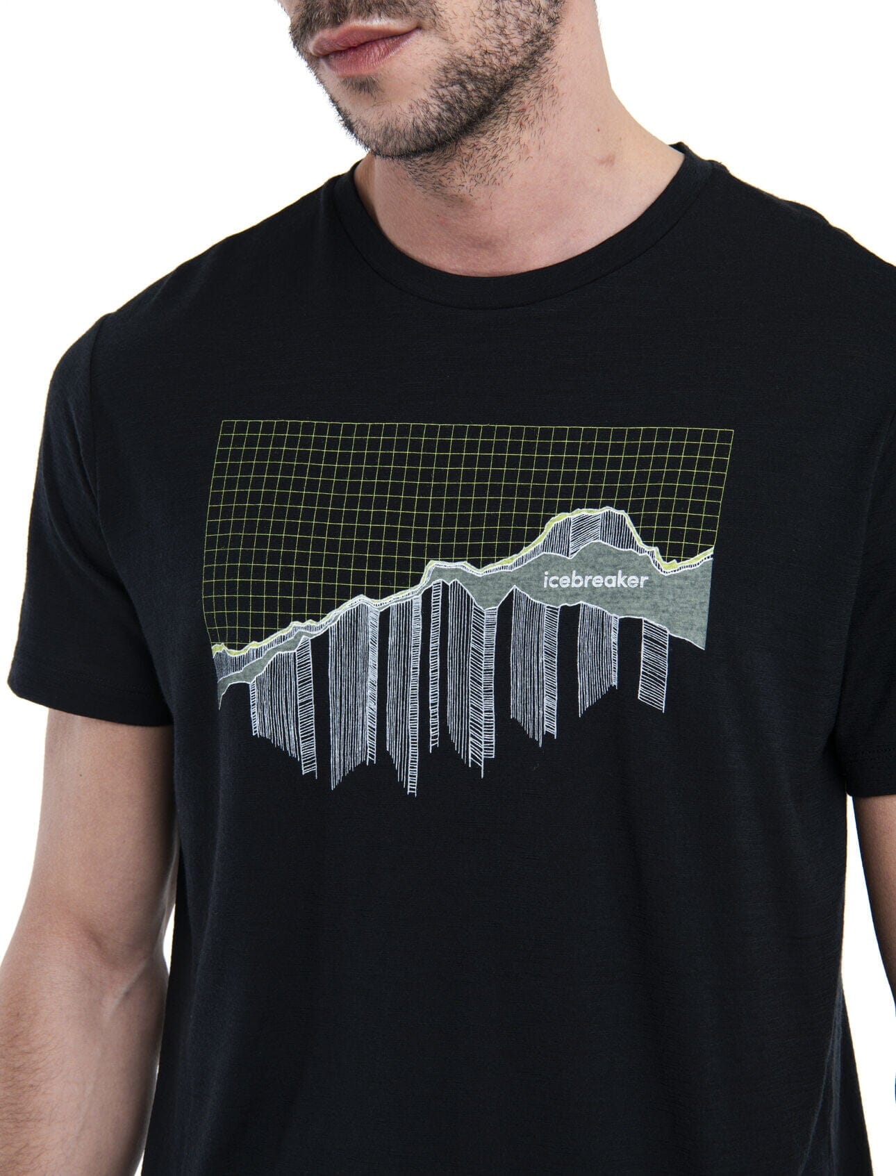 Icebreaker Merino 150 Tech Lite III T-Shirt Pinnacle Grid 2024