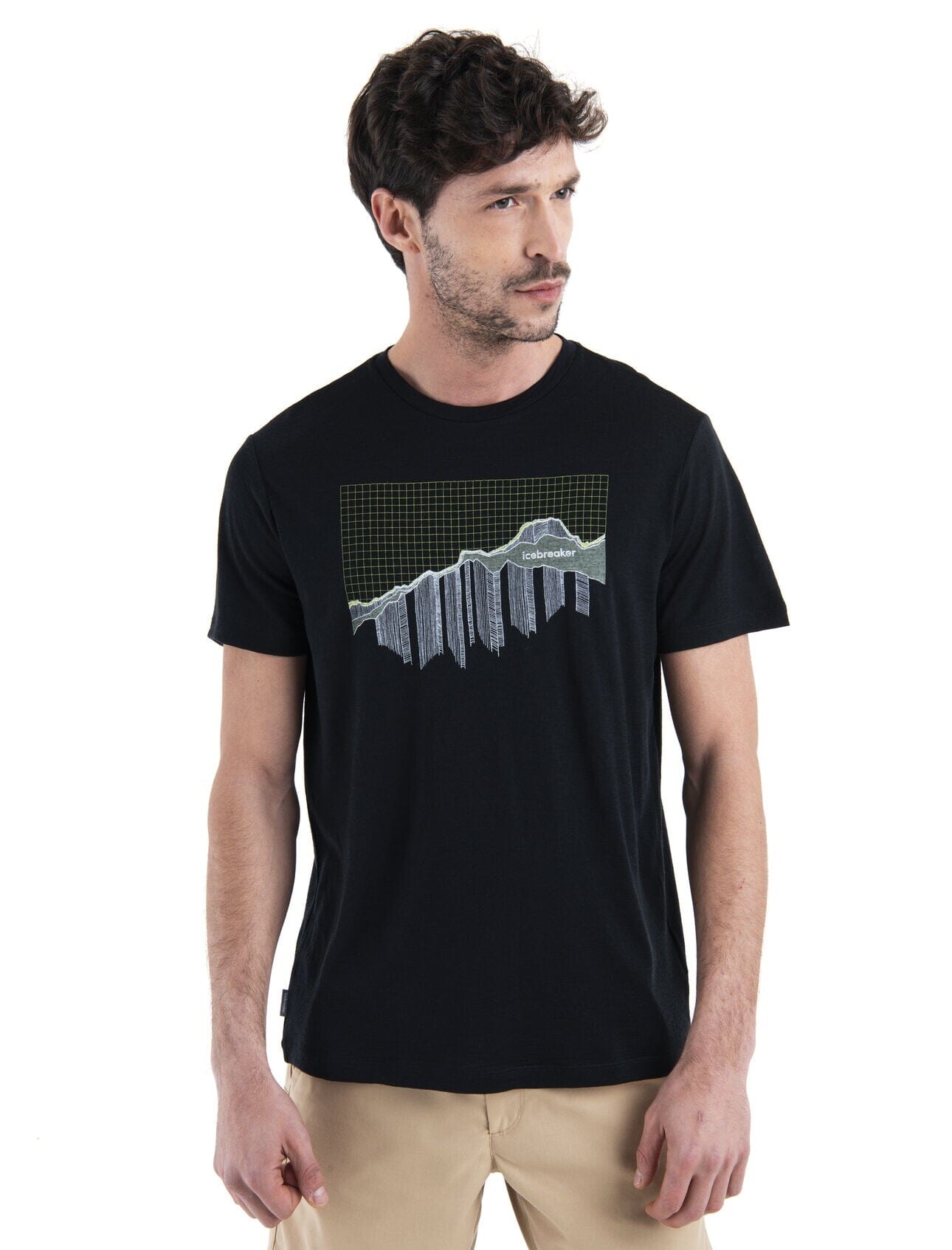 Icebreaker Merino 150 Tech Lite III T-Shirt Pinnacle Grid 2024