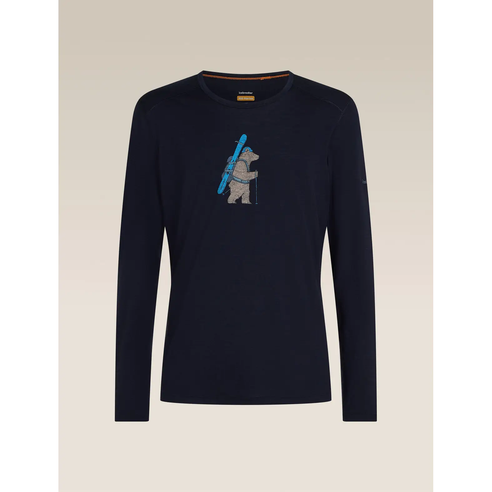 Icebreaker Merino 200 Oasis Long Sleeve Crew Bear Tour
