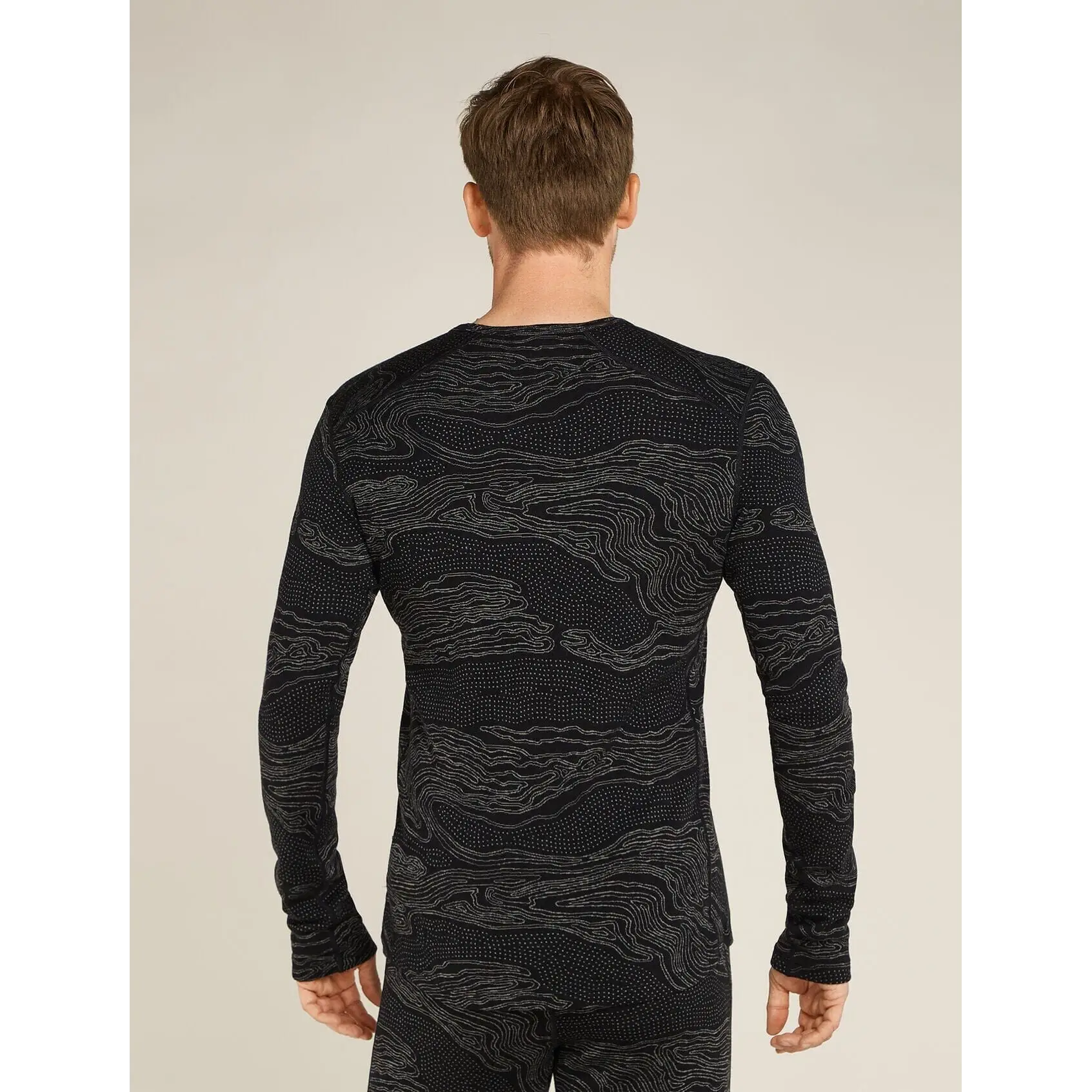 Icebreaker Merino 260 Vertex Long Sleeve Crewe Snow Guide 2025