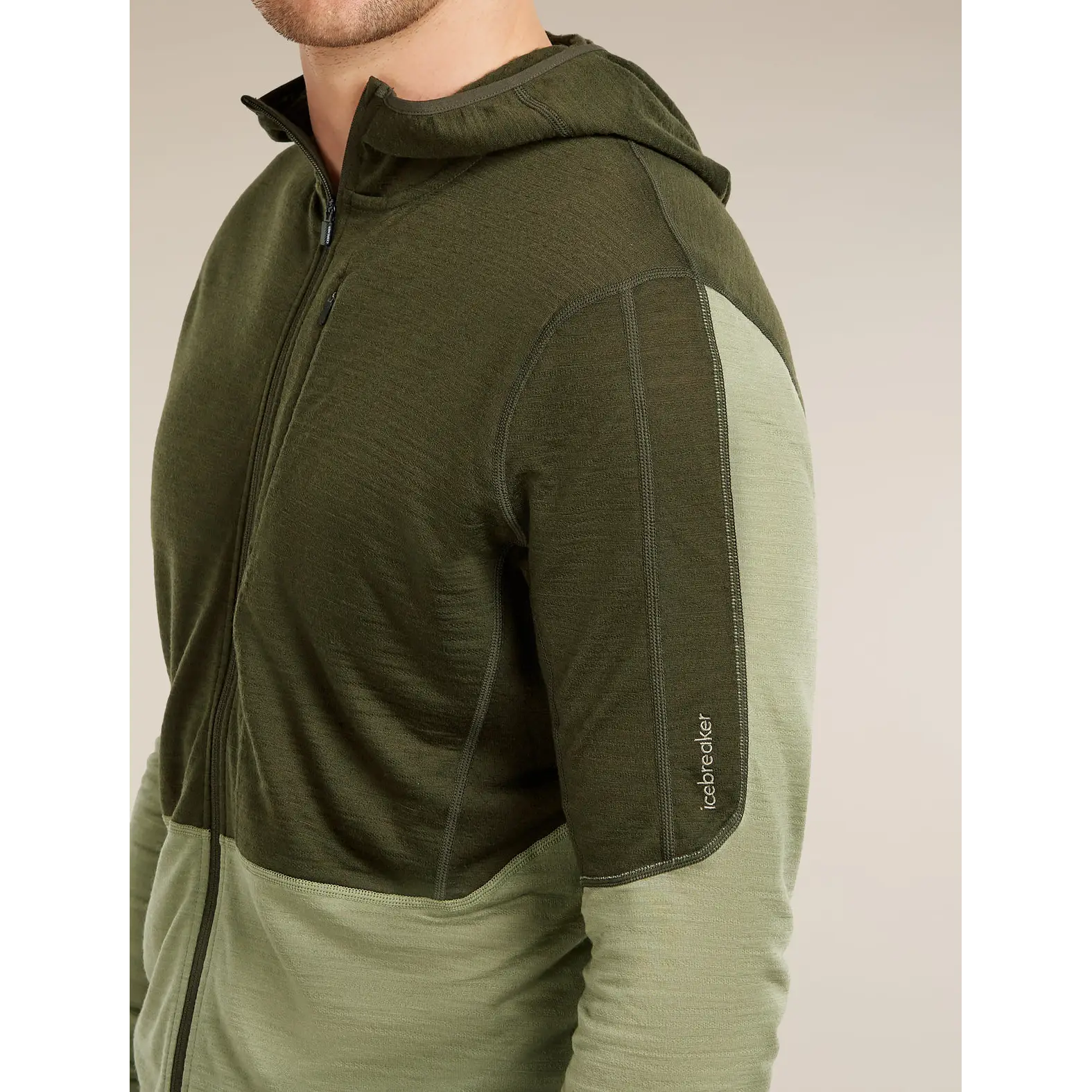 Icebreaker Merino Blend 200 RealFleece Descender Long Sleeve Zip Hoodie