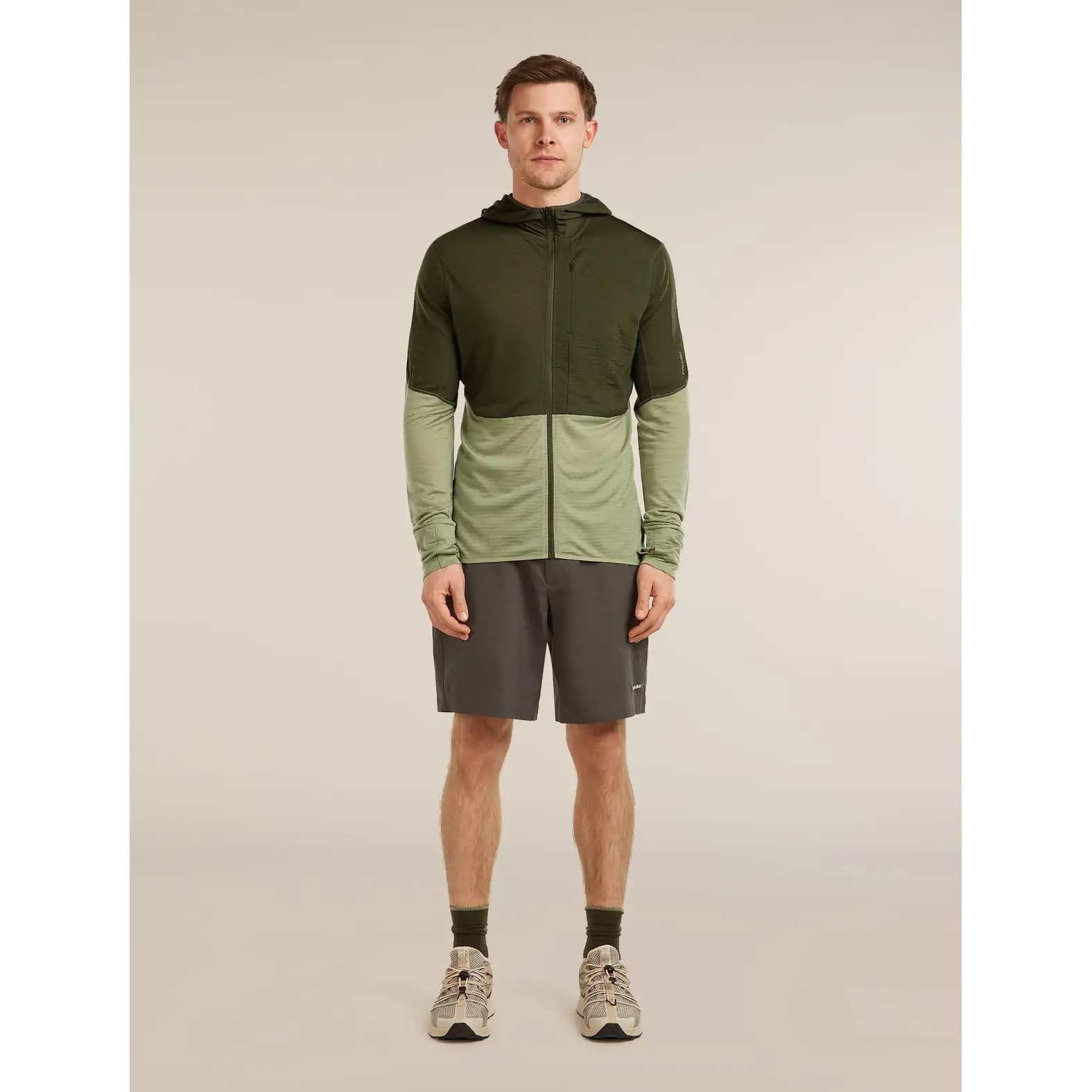 Icebreaker Merino Blend 200 RealFleece Descender Long Sleeve Zip Hoodie