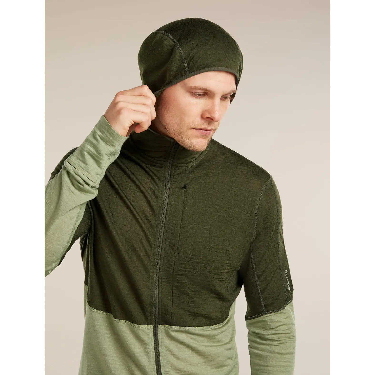 Icebreaker Merino Blend 200 RealFleece Descender Long Sleeve Zip Hoodie