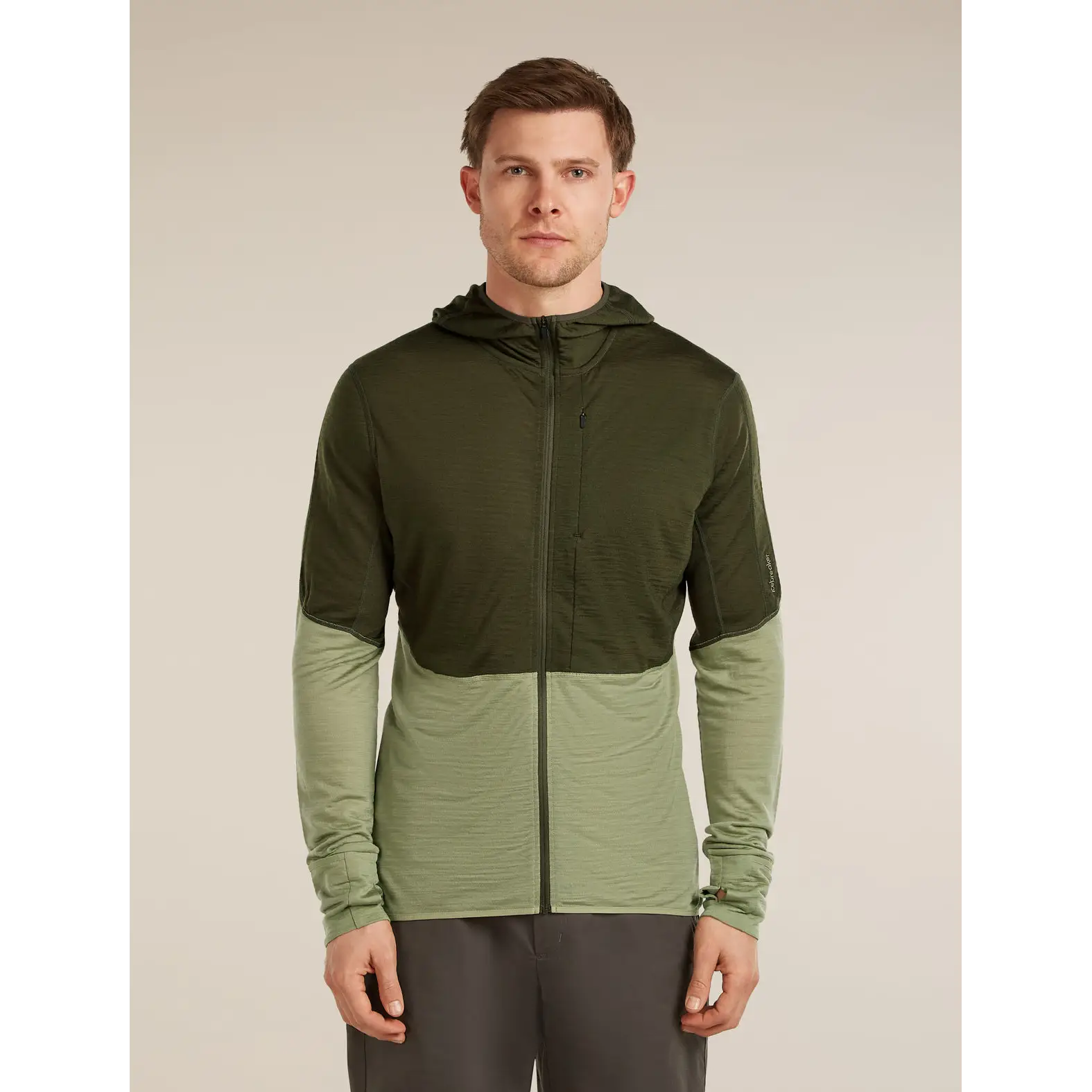 Icebreaker Merino Blend 200 RealFleece Descender Long Sleeve Zip Hoodie