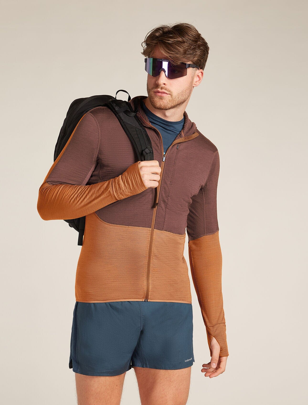 Icebreaker Merino Blend 200 Realfleece Descender Long Sleeve Zip Hoodie