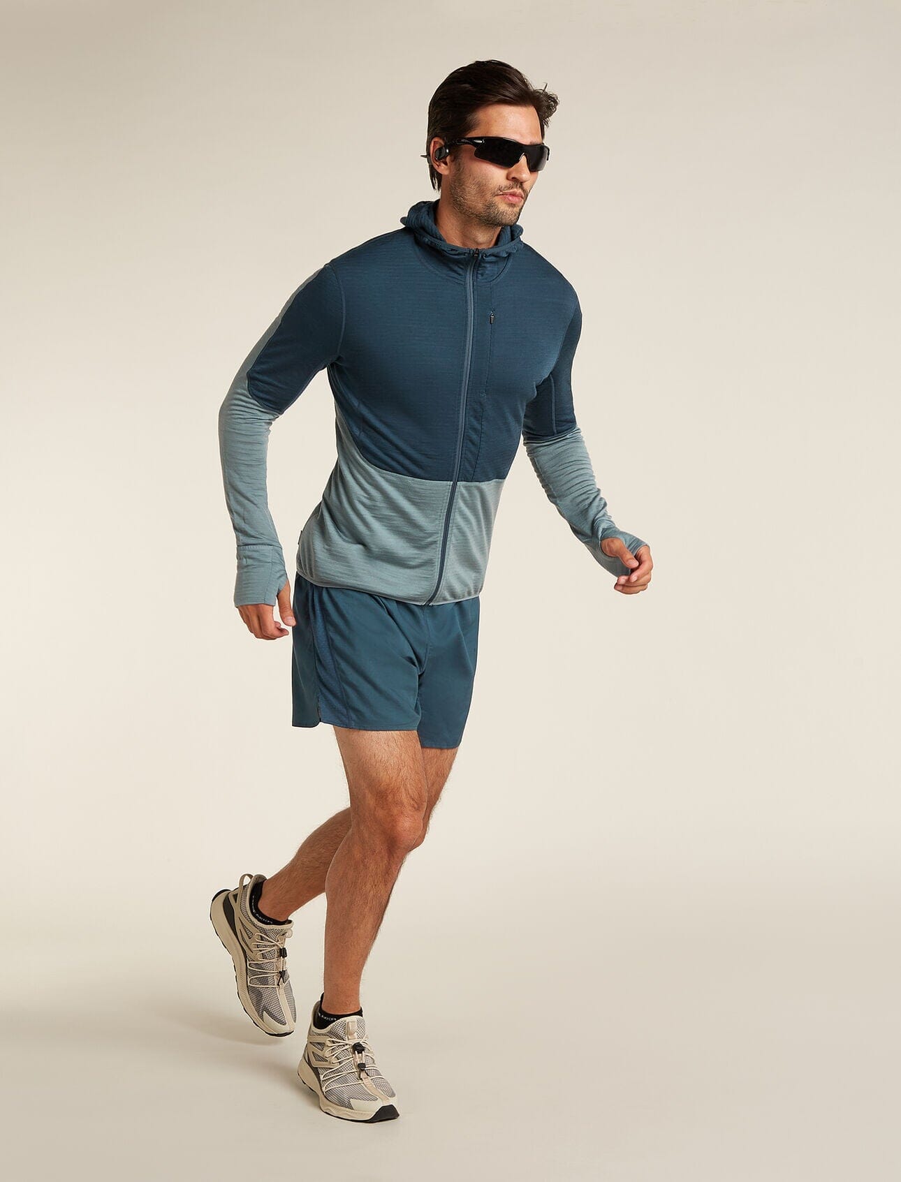 Icebreaker Merino Blend 200 Realfleece Descender Long Sleeve Zip Hoodie