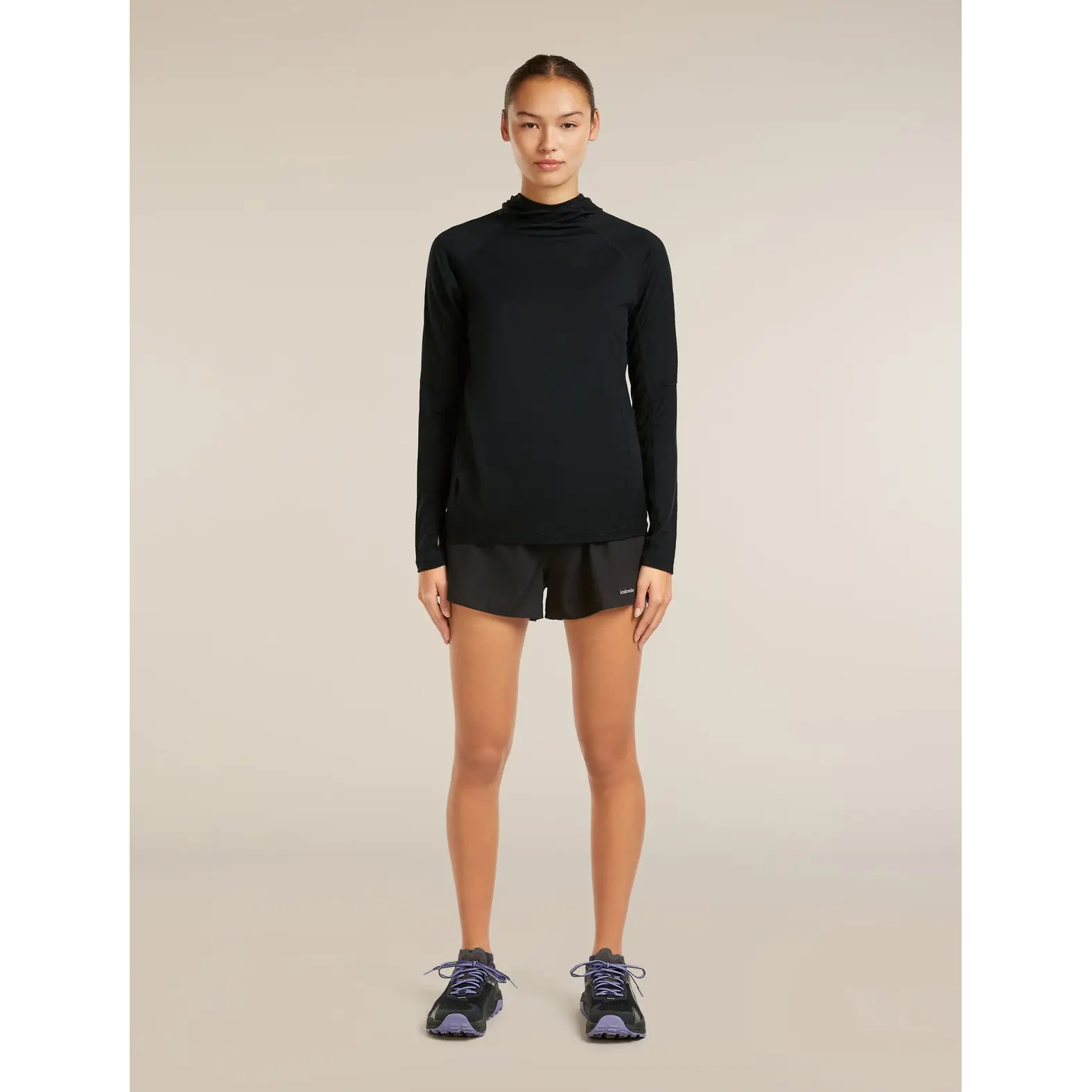 Icebreaker Womens 150 MerinoFine Ace Long Sleeve Hoodie UPF
