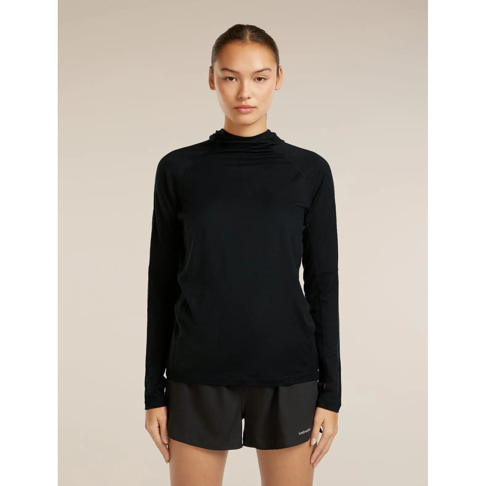 Icebreaker Womens 150 MerinoFine Ace Long Sleeve Hoodie UPF