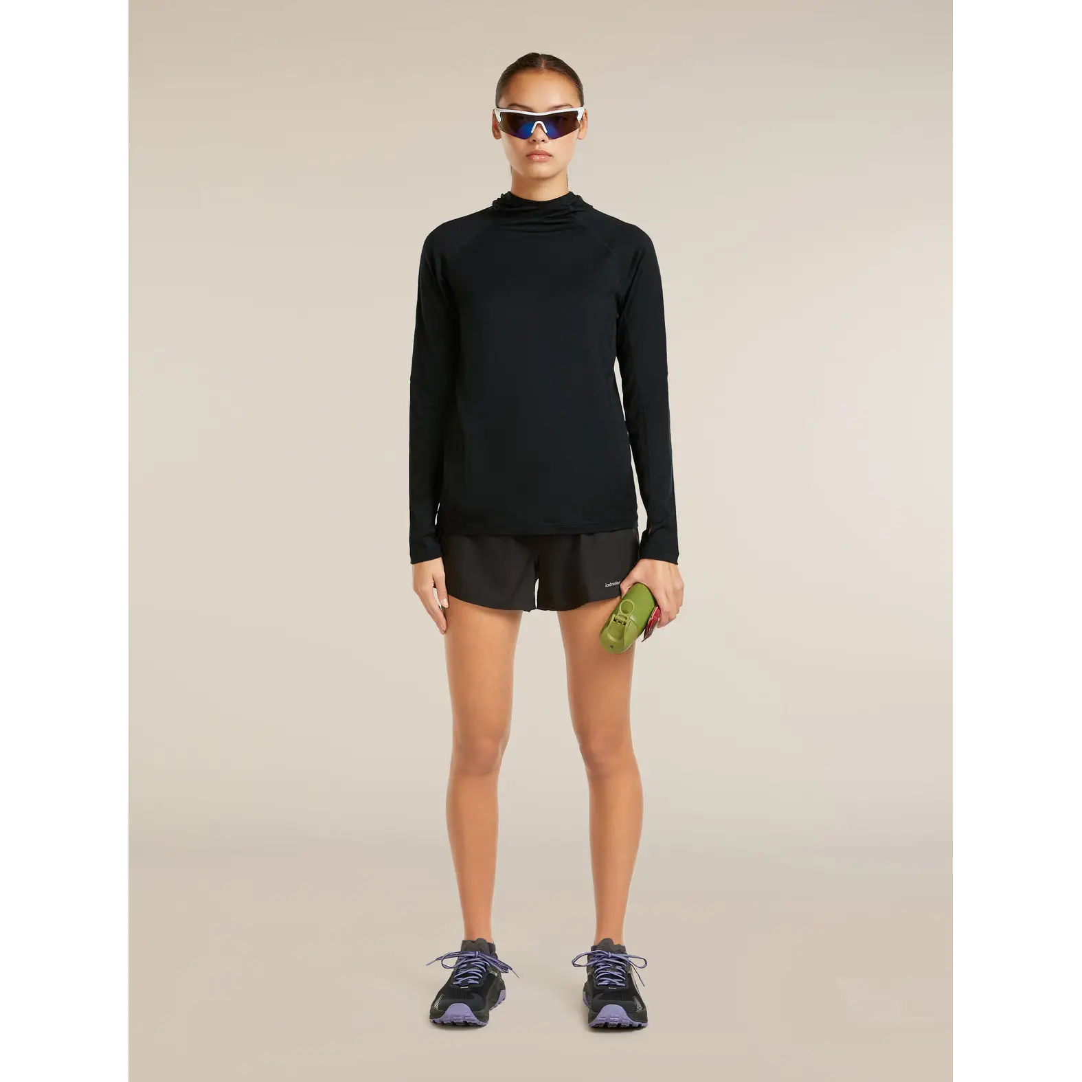 Icebreaker Womens 150 MerinoFine Ace Long Sleeve Hoodie UPF