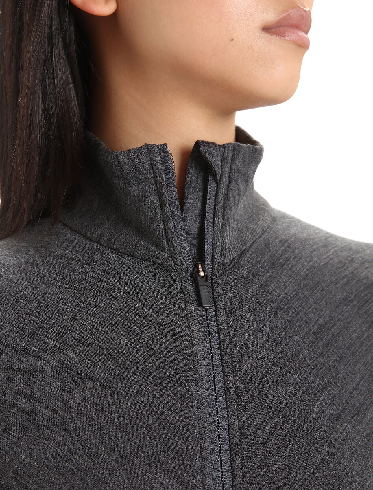 Icebreaker Womens Descender Long Sleeve Zip Jacket
