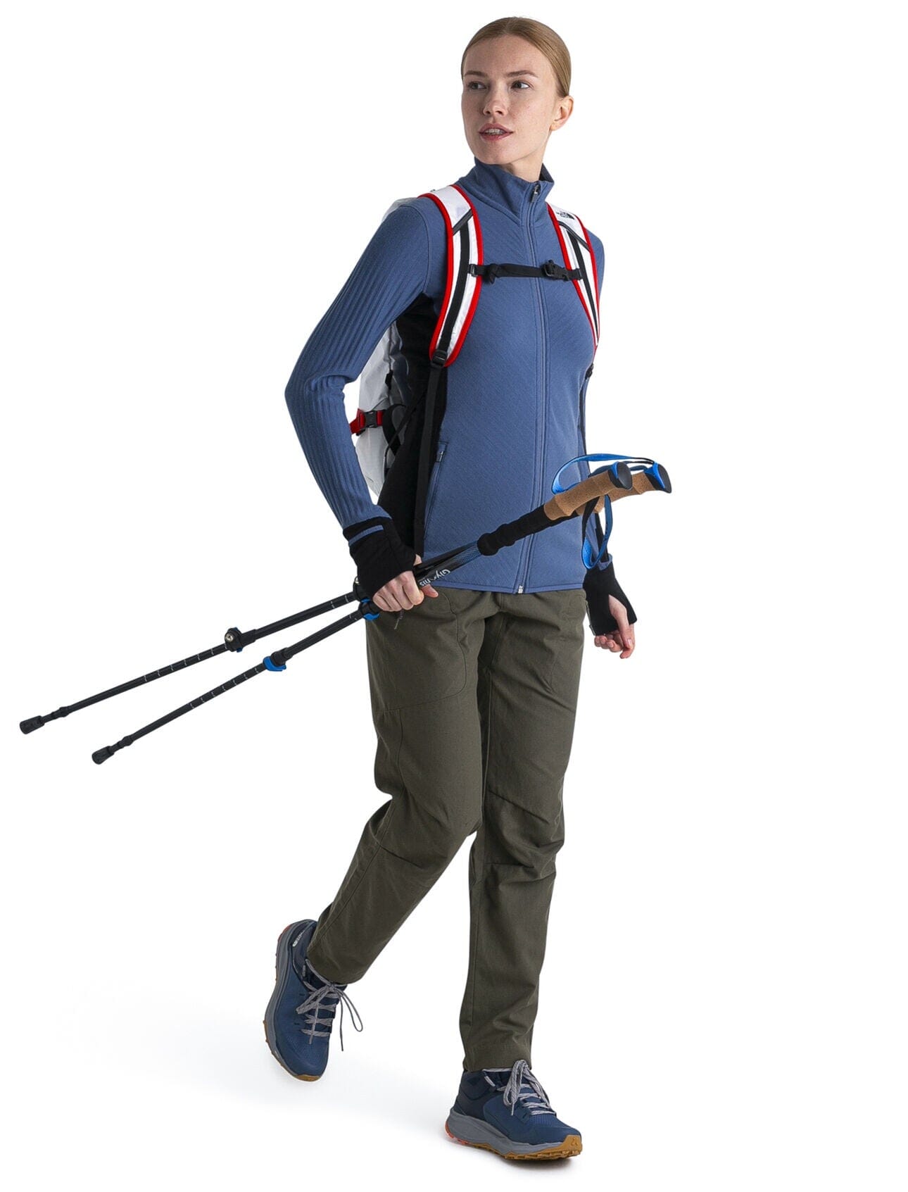 Icebreaker Womens Descender Long Sleeve Zip Jacket 2024