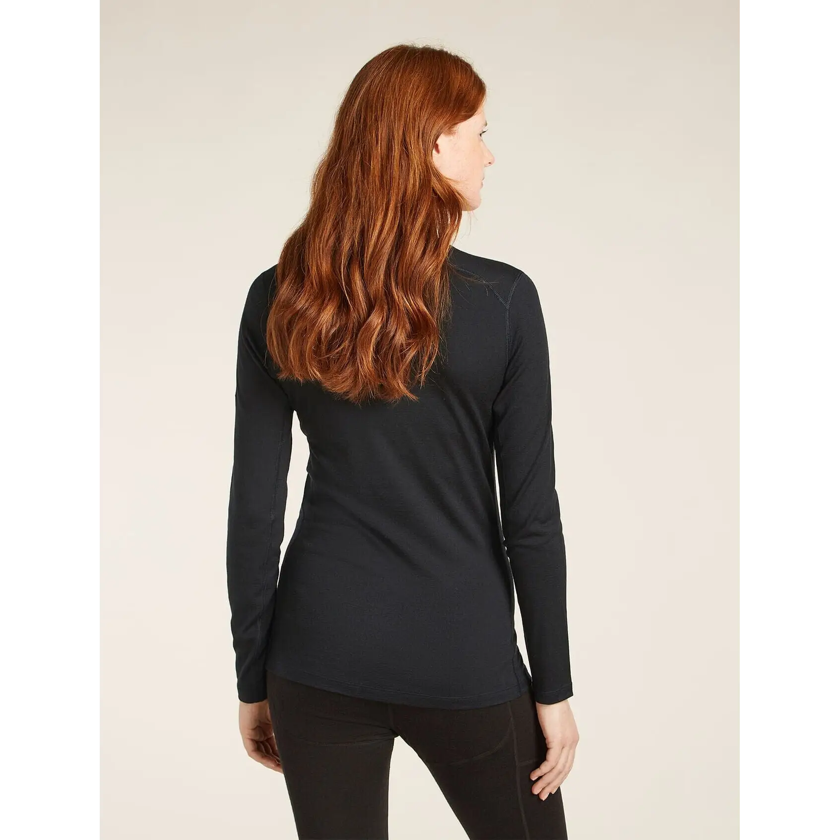 Icebreaker Womens Merino 200 Oasis Long Sleeve Crewe Mountain Pulse 2025