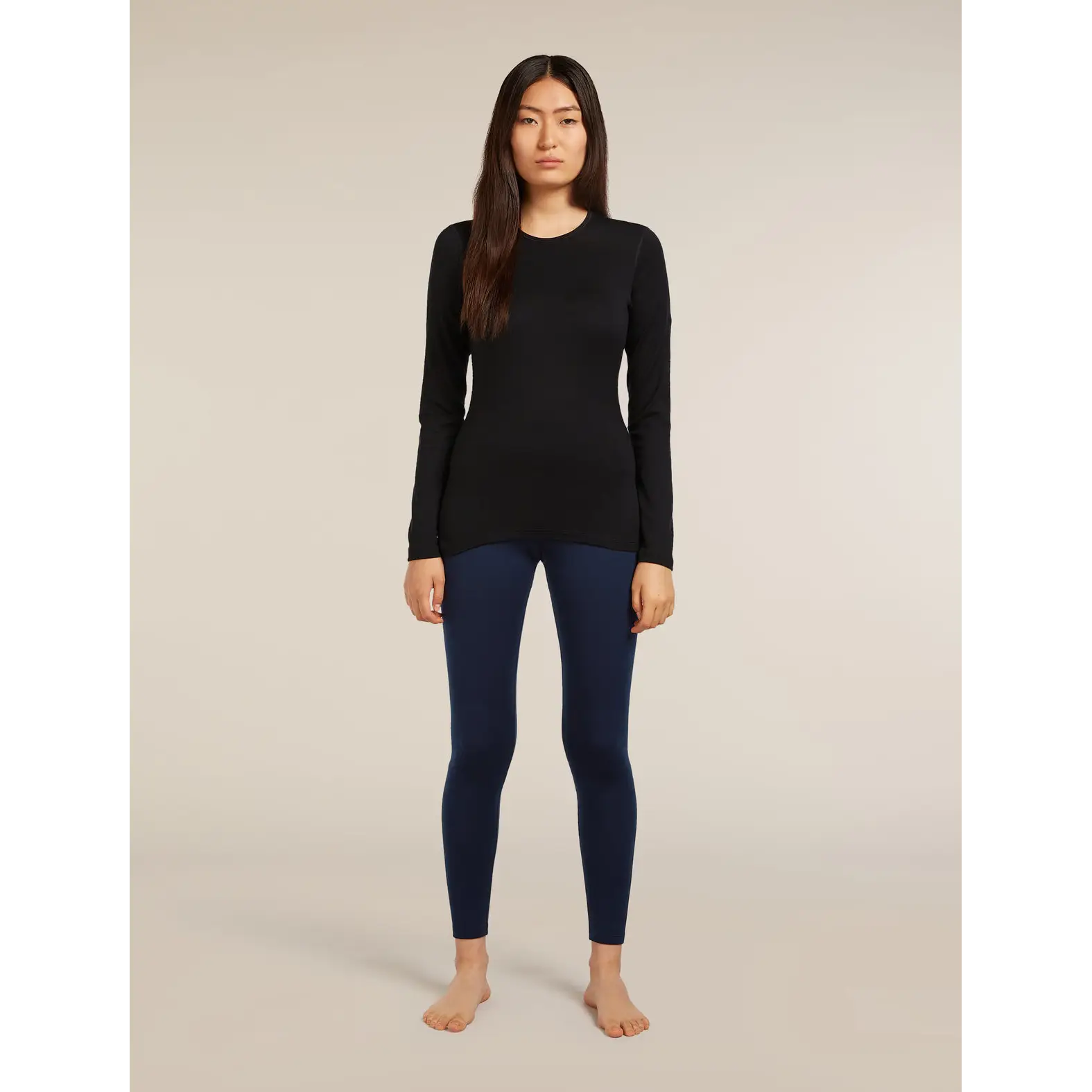 Icebreaker Womens Merino 260 Oasis Long Sleeve Crew