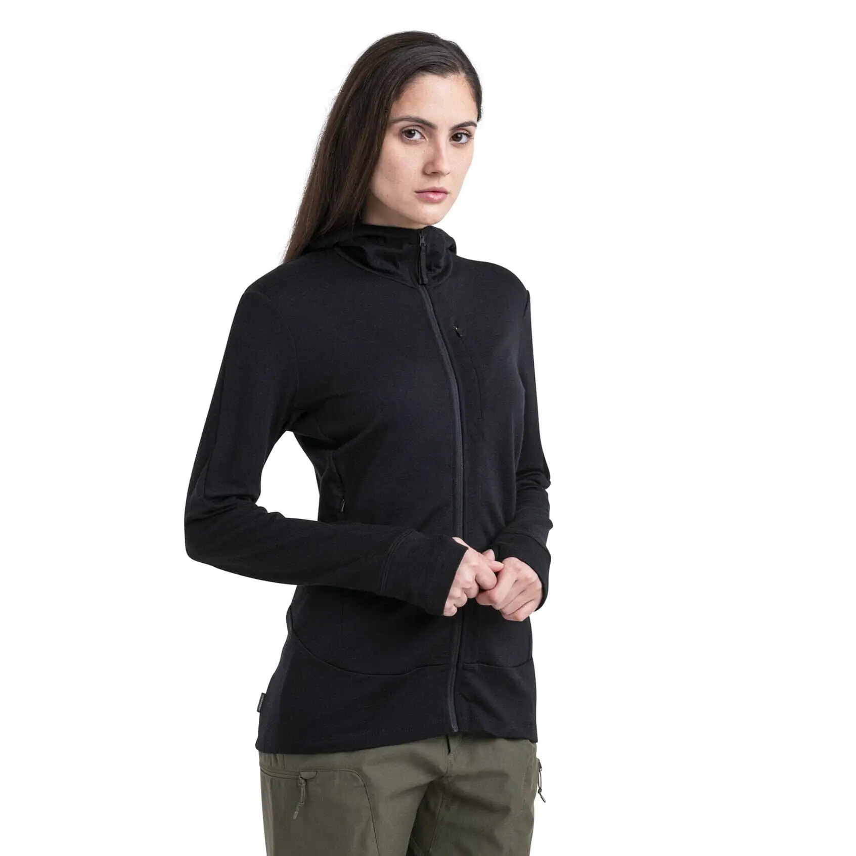Icebreaker Womens Merino 260 Quantum IV Long Sleeve Zip Hoodie 2024