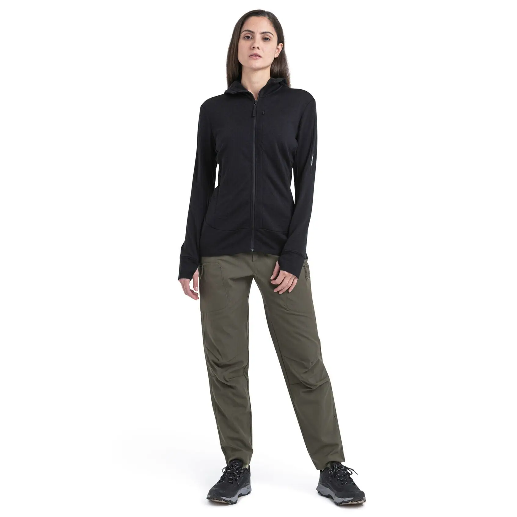 Icebreaker Womens Merino 260 Quantum IV Long Sleeve Zip Hoodie 2024