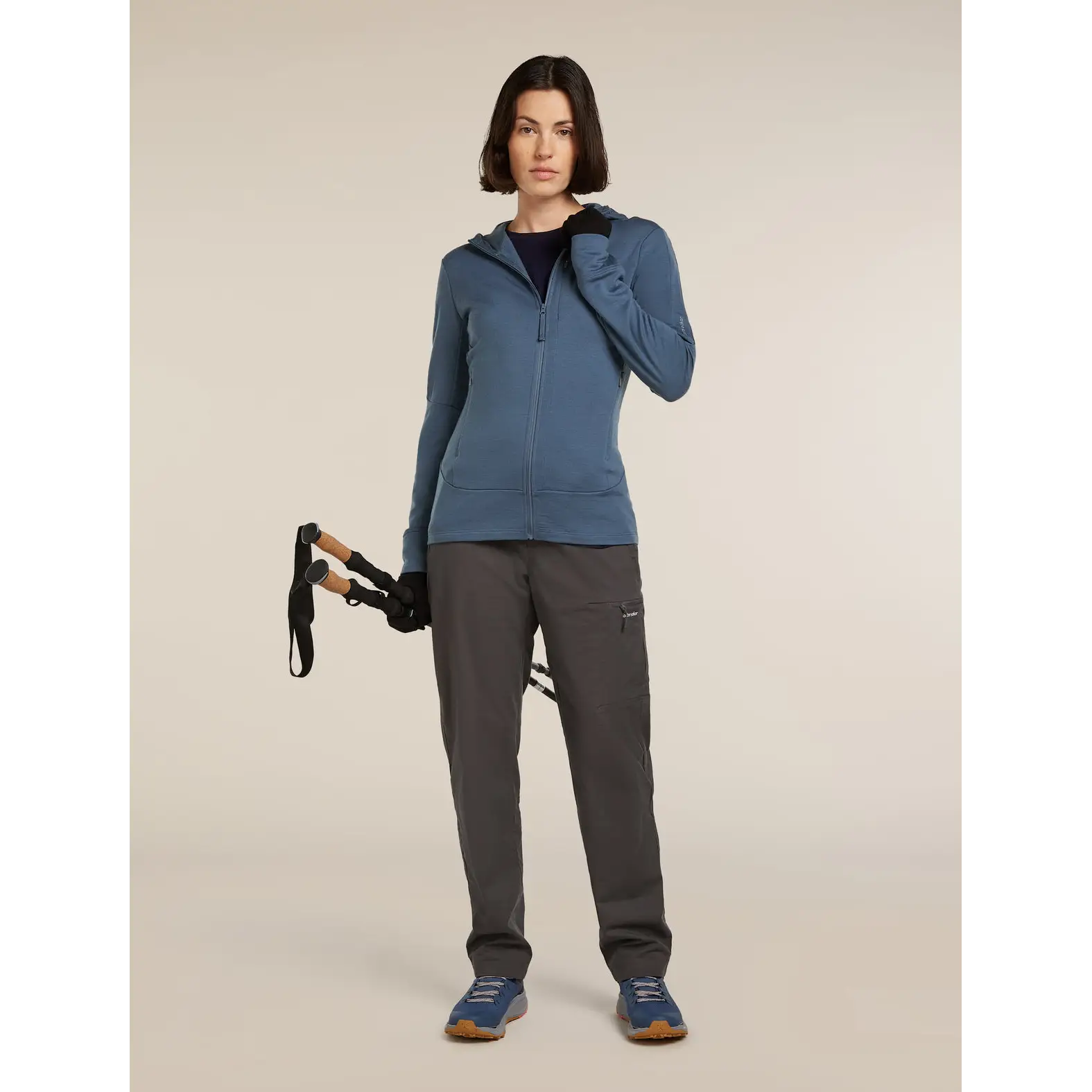 Icebreaker Womens Merino 260 Quantum Zip Hoodie