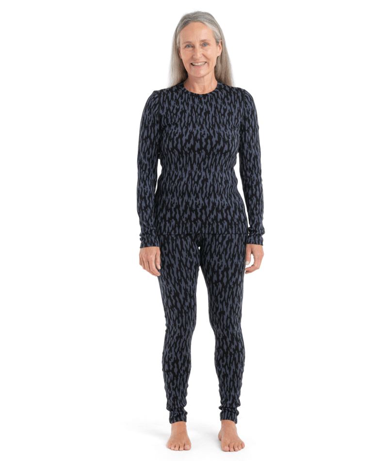 Icebreaker Womens Merino 260 Vertex Leggings Glacial Flow 2024