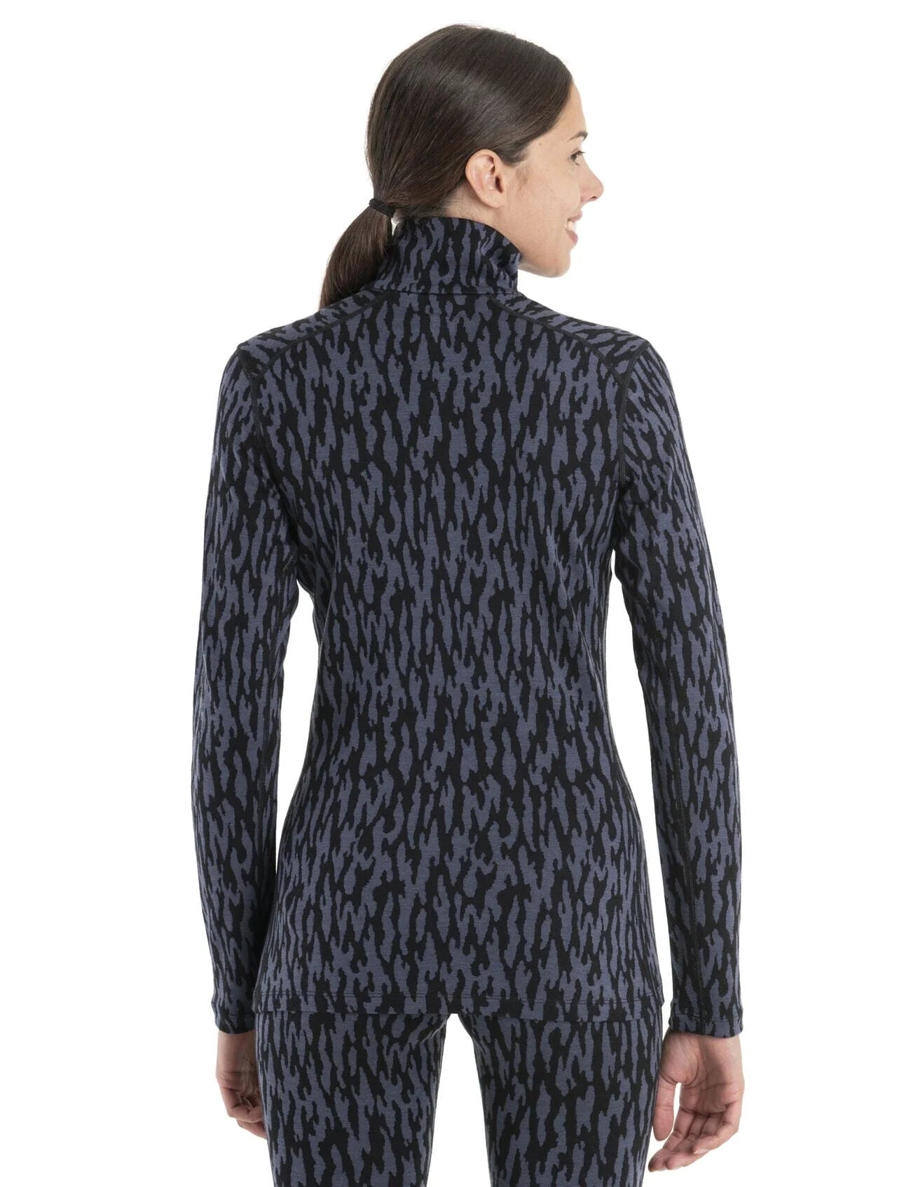 Icebreaker Womens Merino 260 Vertex Long Sleeve Half Zip Glacial Flow 2024