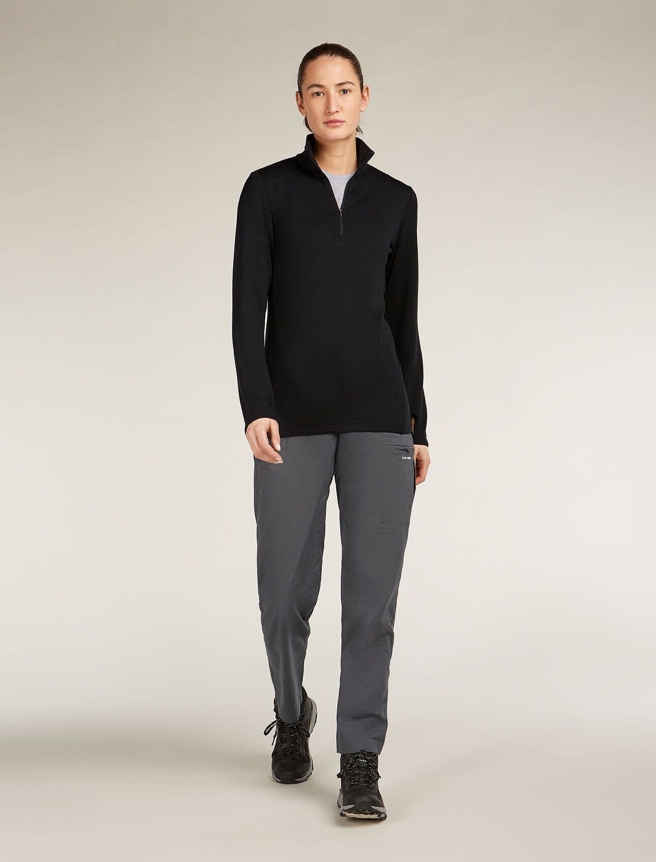 Icebreaker Womens Merino 300 Original Long Sleeve Half Zip