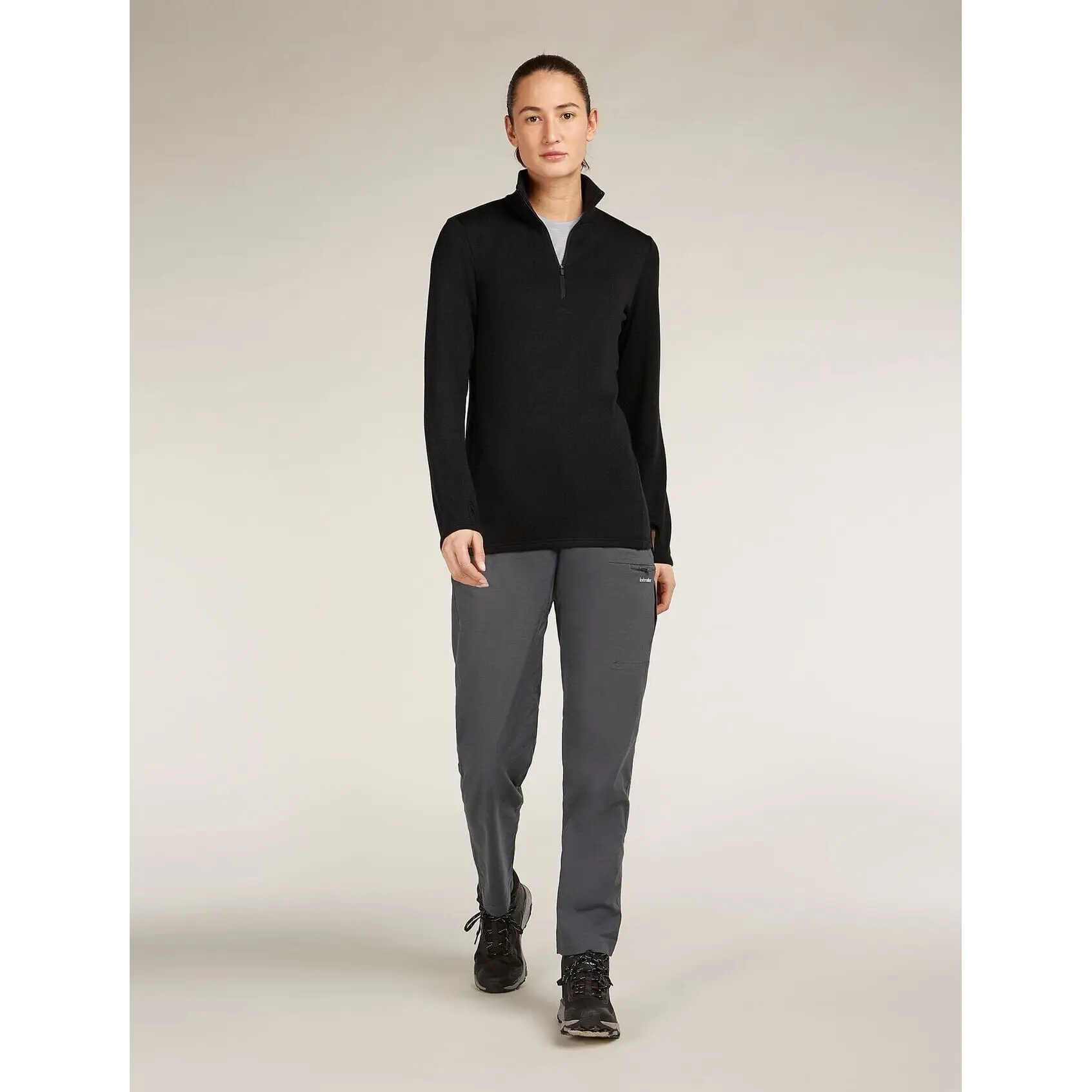 Icebreaker Womens Merino 300 Original Long Sleeve Half Zip 2025