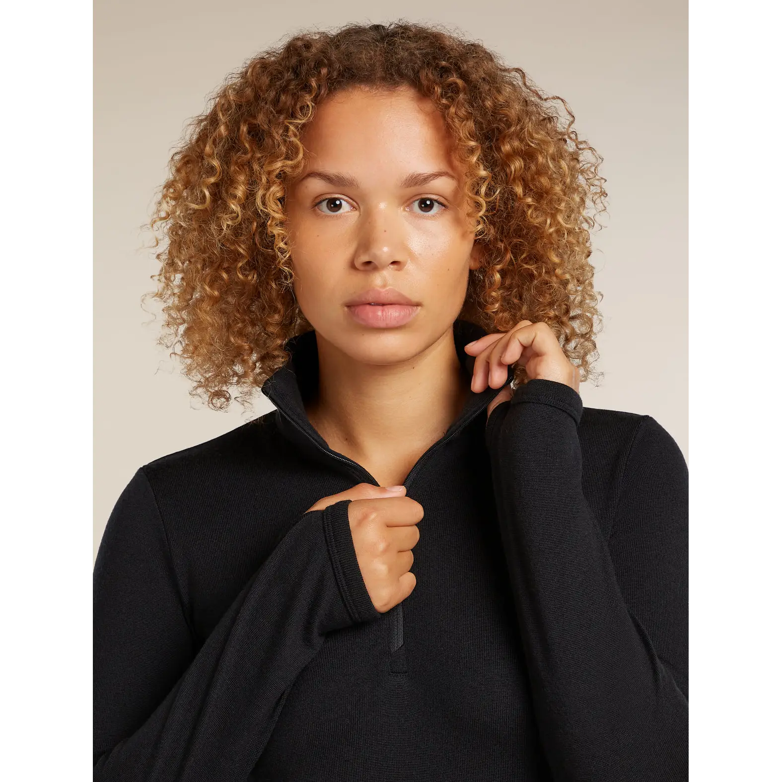 Icebreaker Womens Merino 300 Original Long Sleeve Half Zip Top