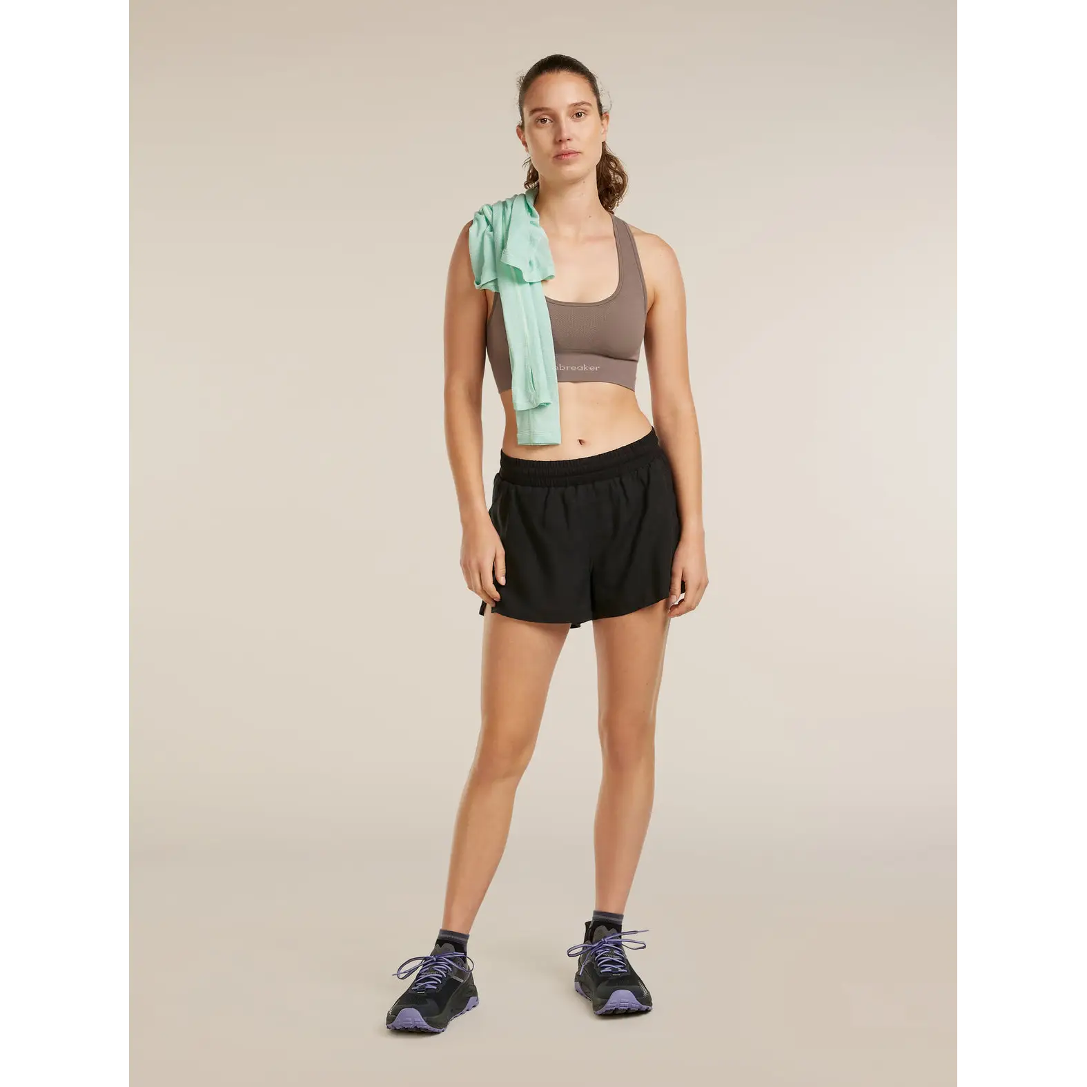 Icebreaker Womens Merino Blend 260 Zoneknit Seamless Bra