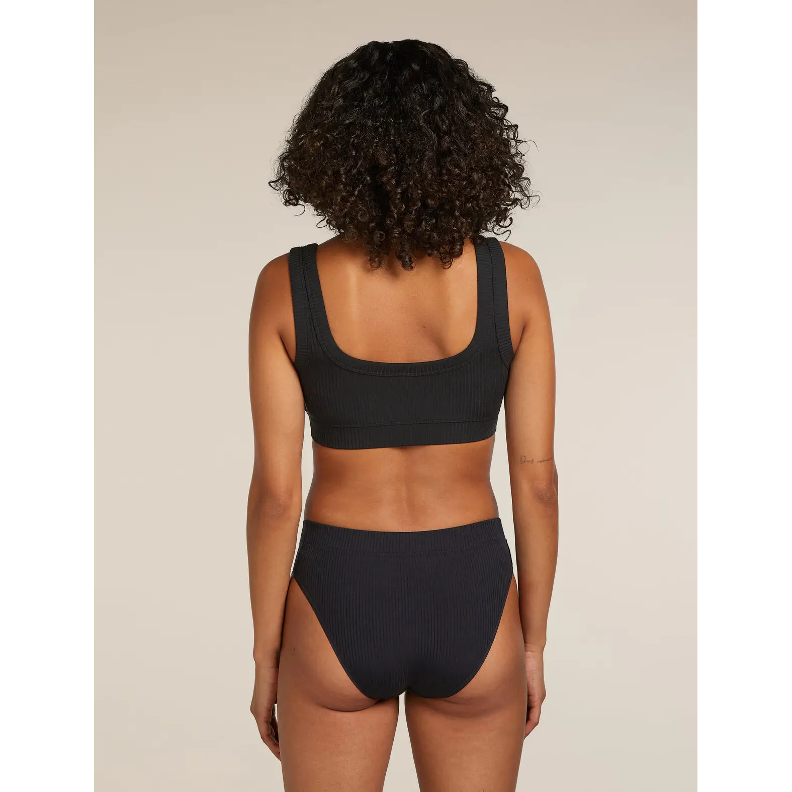 Icebreaker Womens Merino Blend Rib Lotus Bra