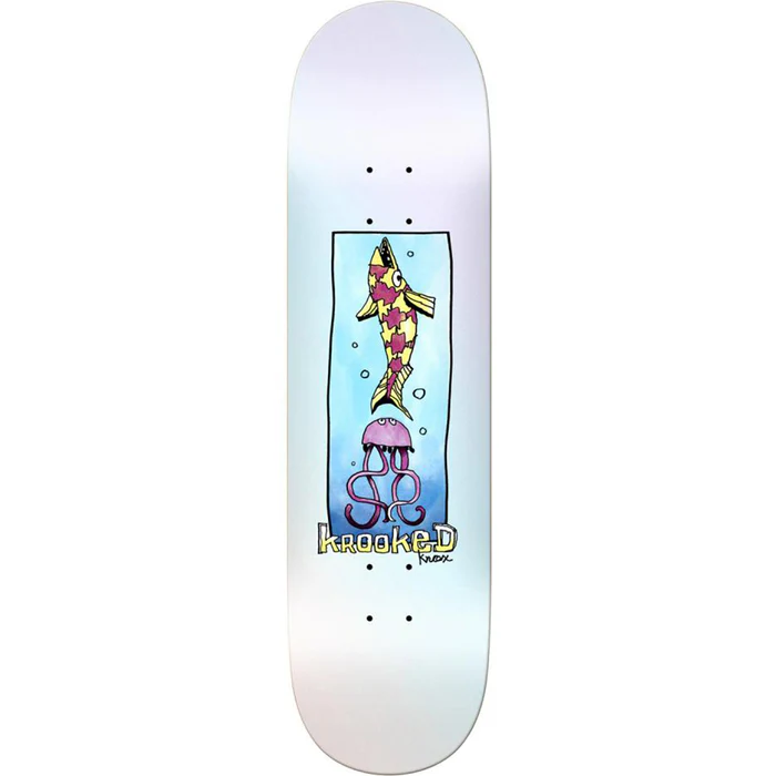 Krooked Tom Knox Ocean Animals Skate Deck