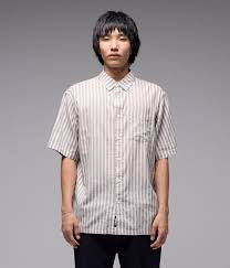 Former DXD Reynolds Stripe SS Shirt - Grey