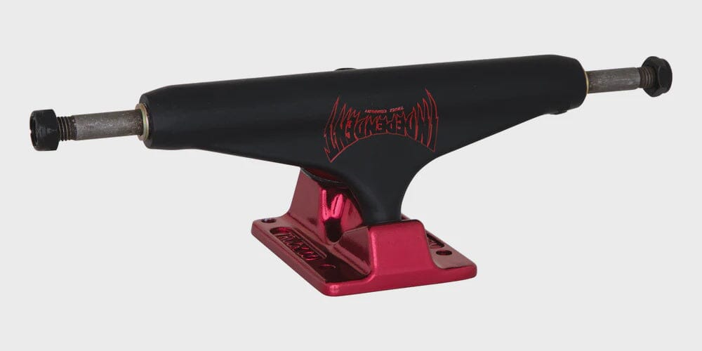 Independent Stage 11 Voltage Span Black / Ano Red Forged Hollow Skateboard Truck