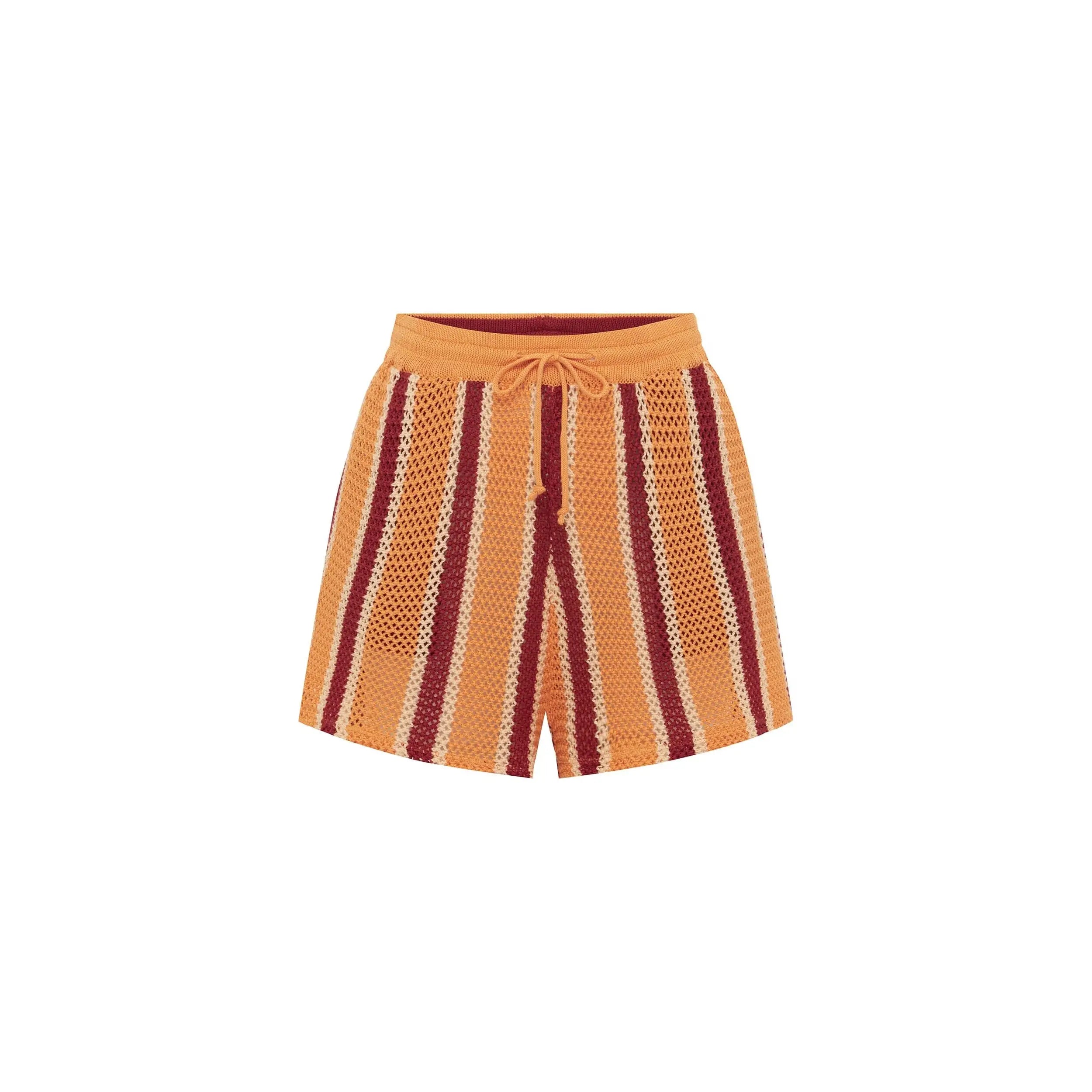 It's Now Cool The Crochet Short - Rodeo Stripe