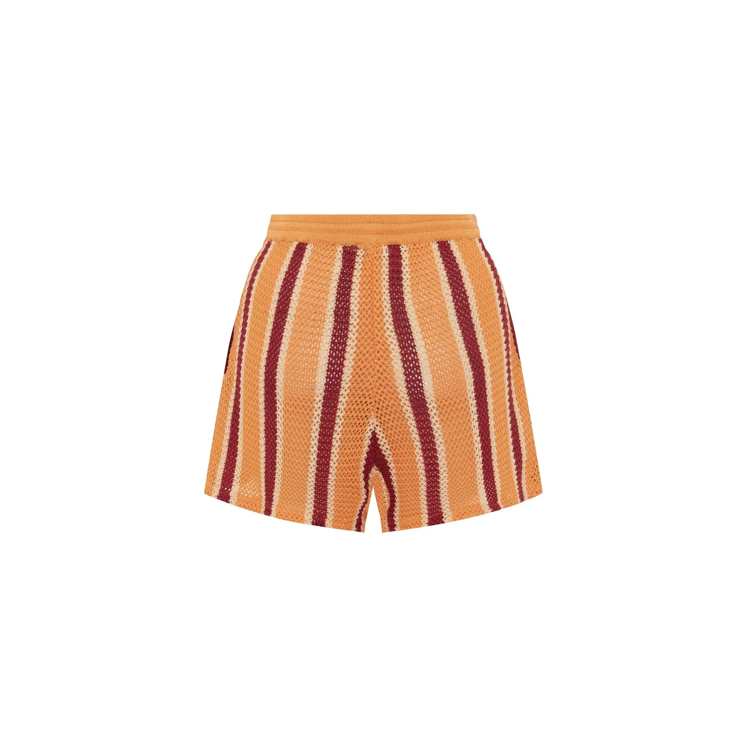 It's Now Cool The Crochet Short - Rodeo Stripe