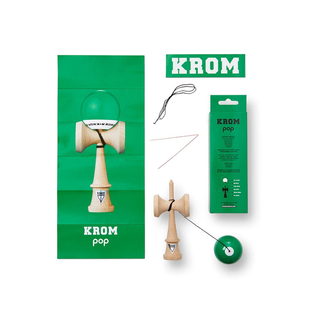 Krom Pop LOL Kendama - Dark Green