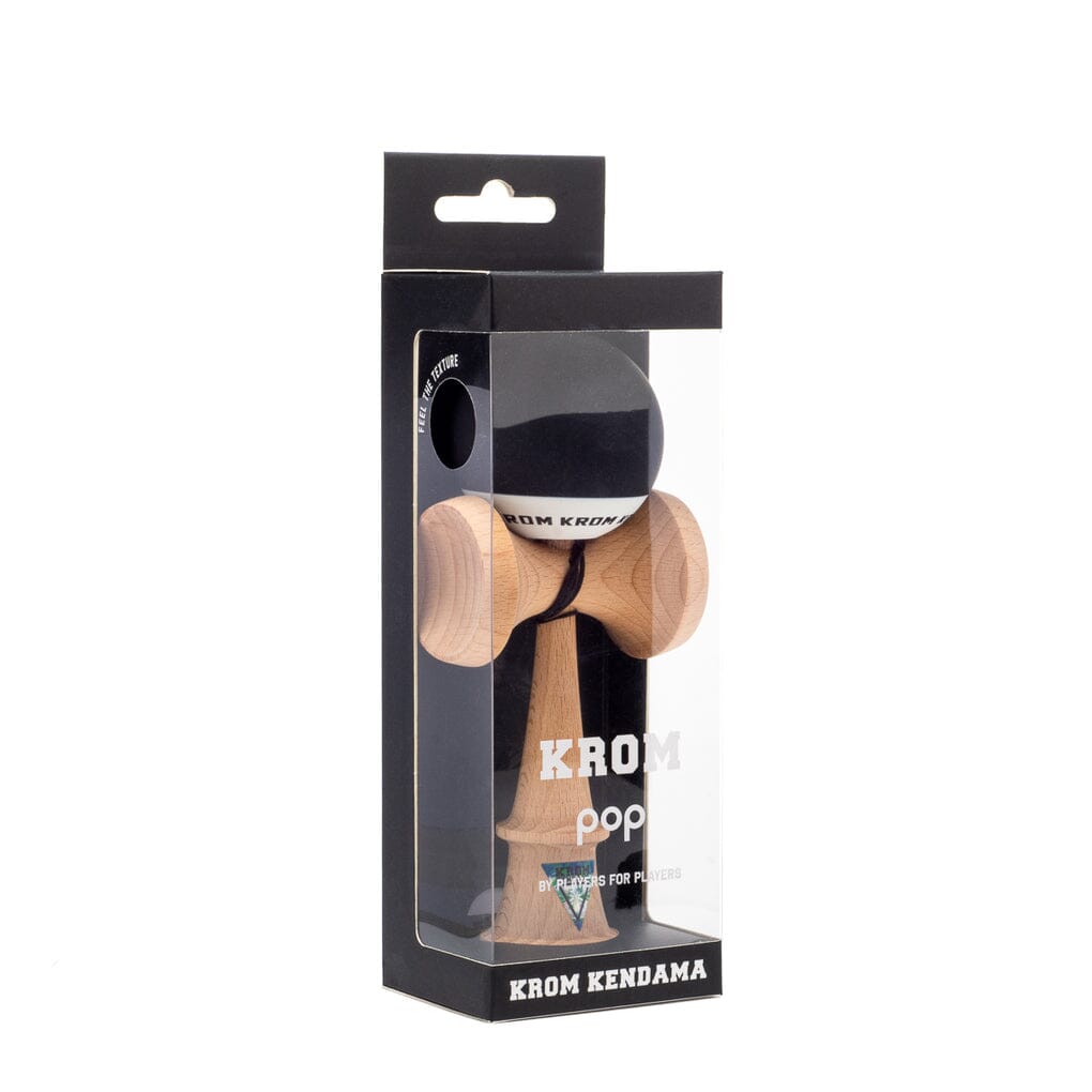 Krom Pop Rubber Kendama - Black