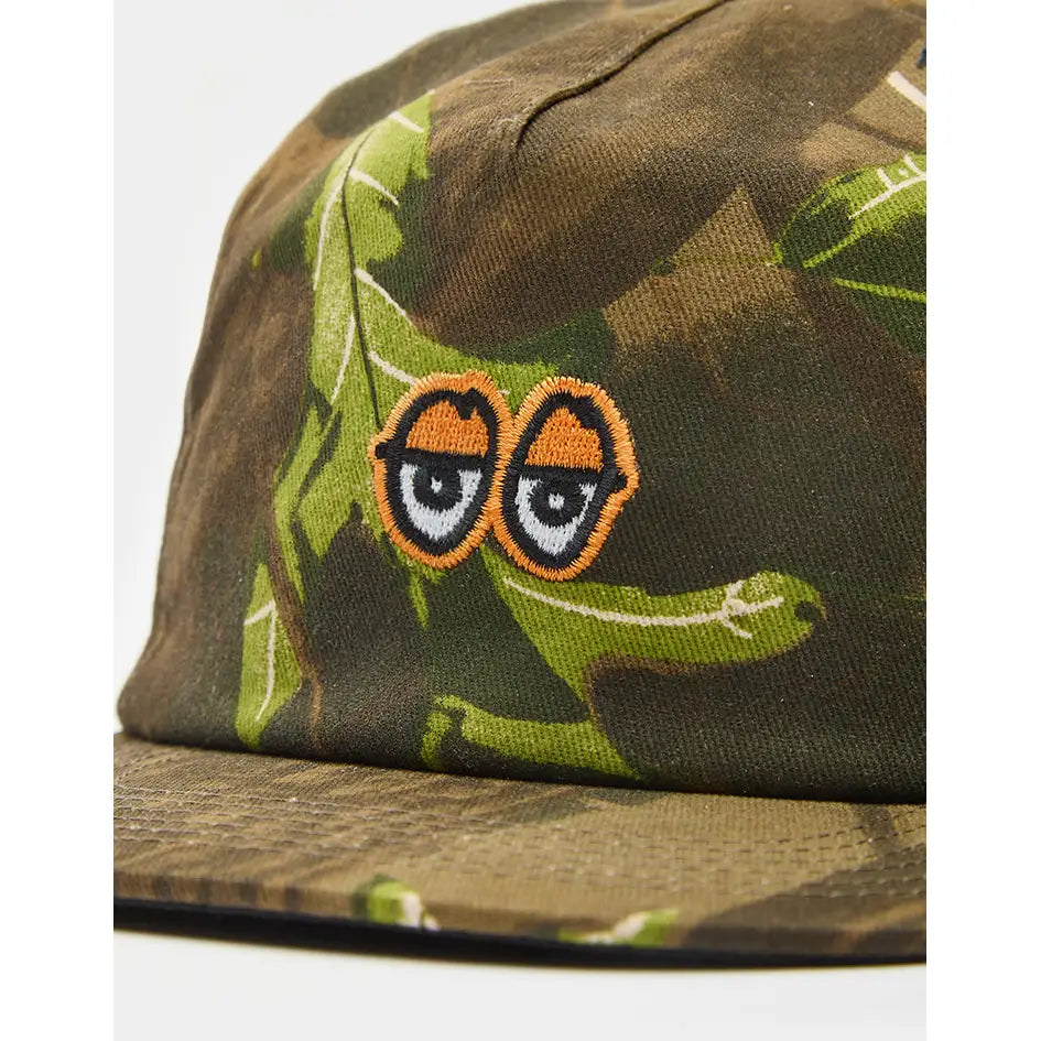 Krooked Snap Eyes Snapback Cap - Camo