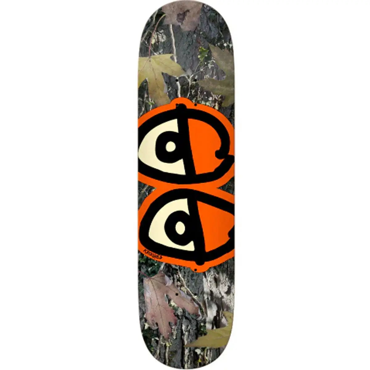 Krooked Team Eyes Camo Skate Deck