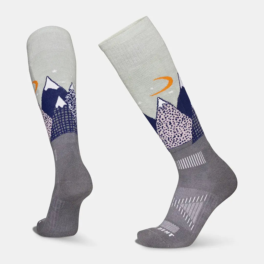 Le Bent Youth Cushion Snowy Mountains Snow Socks