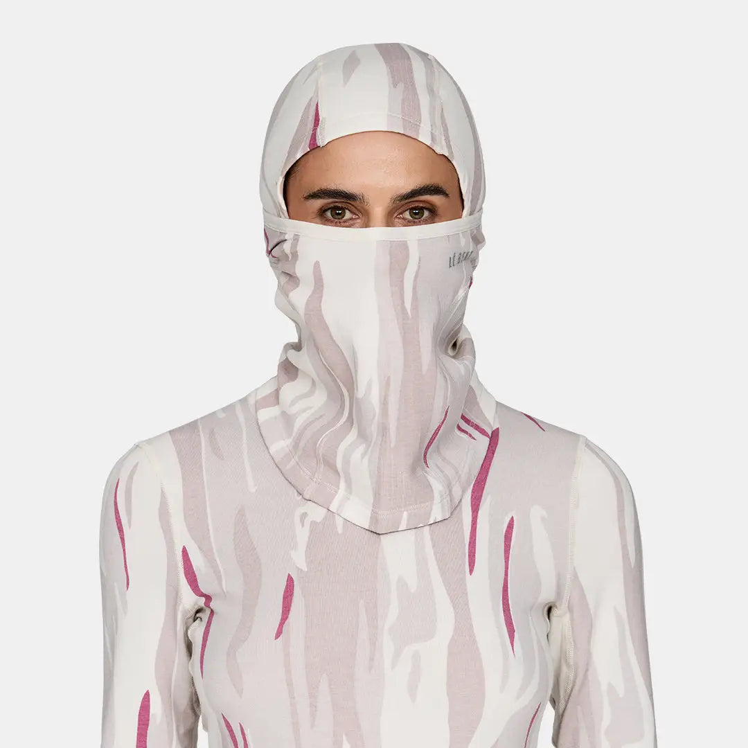 Le Bent Heavyweight Grid Fleece Balaclava