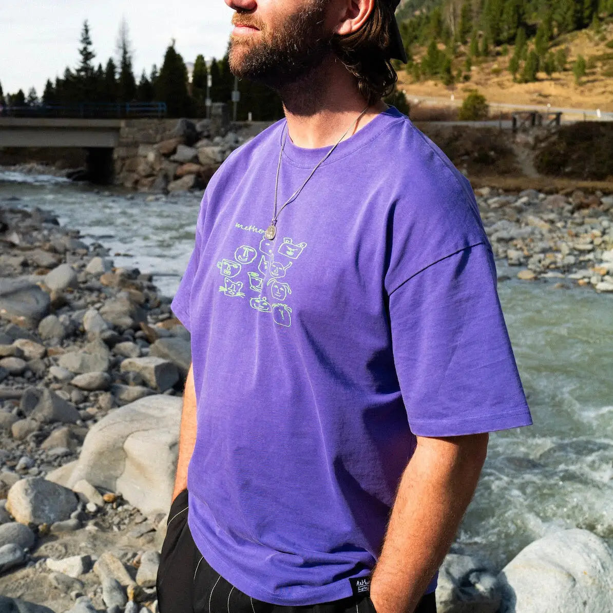 Method x Arthur Longo T-Shirt - Washed Blue / S