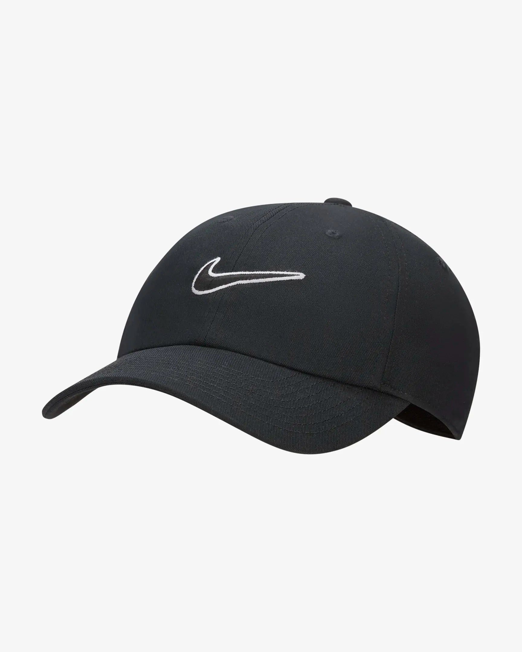 Nike Club Unstructured Swoosh Cap Black / Black S/M