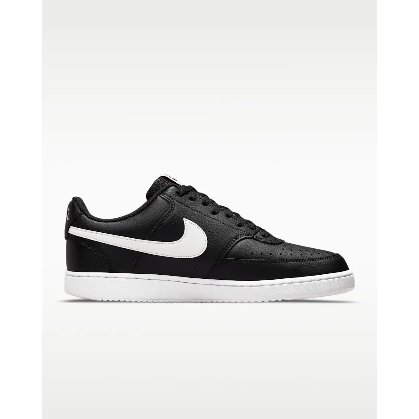 Nike Court Vision Low Next Nature Shoes - Black / Black / White