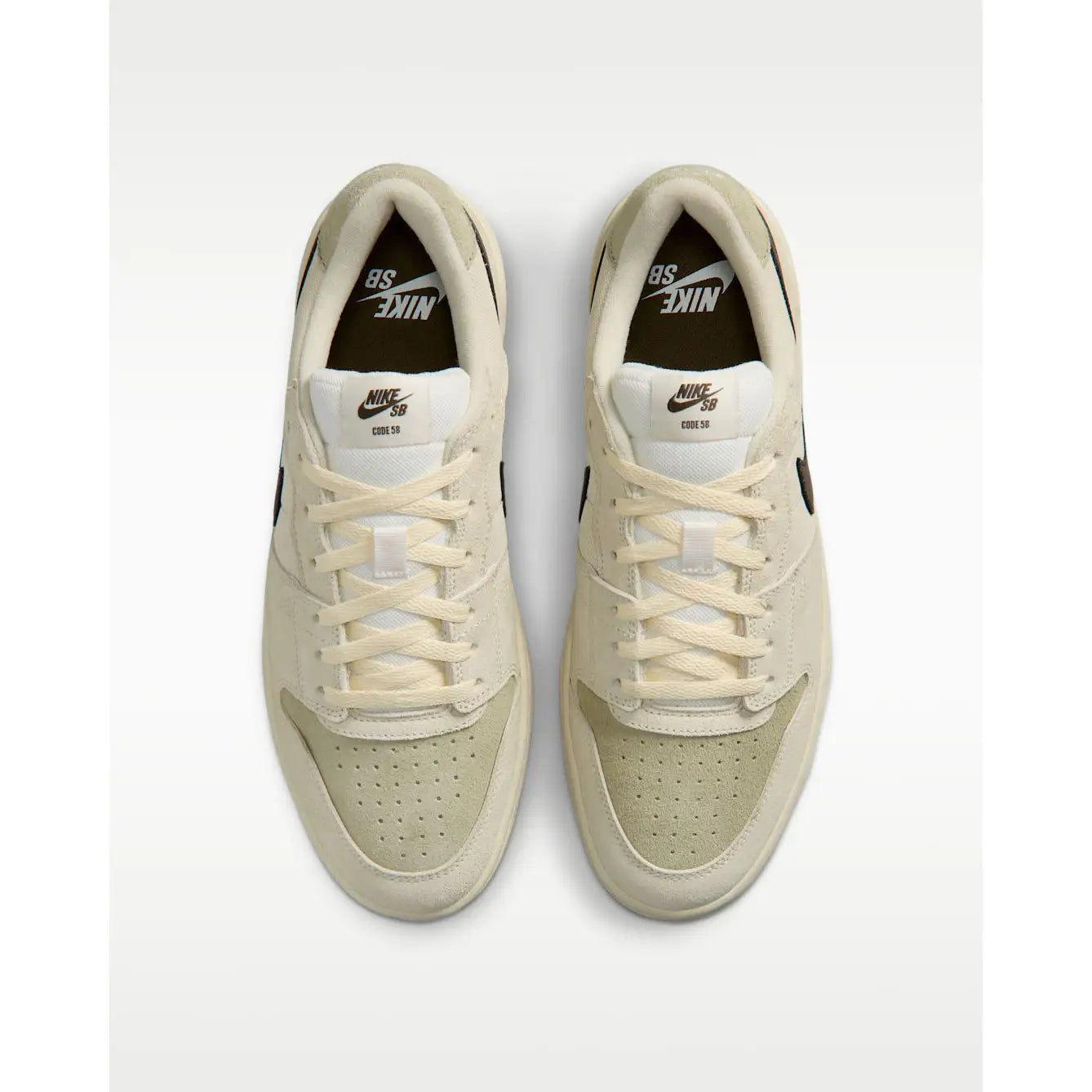 Nike SB Code 58 Shoes - Pale Ivory / Light Khaki / Muslin / Dark Hazel